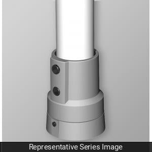Hammond R149-025-501 Tara Plus Coupling, Cast Aluminum, for 50 mm Suspension Systems.