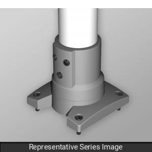Hammond R149-005-001 Tara Plus 70 mm Rotating Base, Cast Aluminum, for 80 mm Suspension Systems.