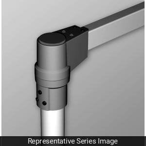 Hammond R149-040-000 Tara Plus Rotating Elbow, Cast Aluminum, for 50 mm Suspension Systems.