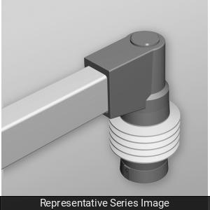 Hammond R149-035-001 Tara Plus Tilting Enclosure Coupling, Cast Aluminum, for 80 mm Suspension Systems.