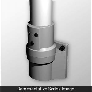 Hammond R149-010-001 Tara Plus Vertical Wall Joint, Cast Aluminum, for 80 mm Suspension Systems.