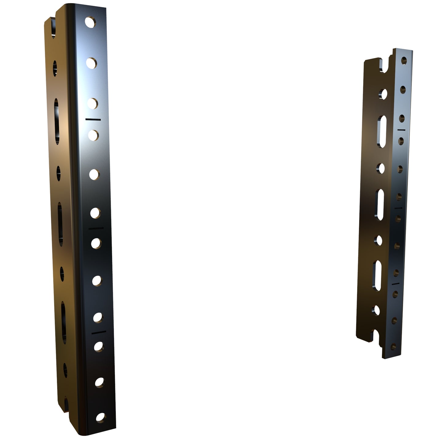 Hammond URR4U 4U (4 Space) 10-32 Rackrail, 1 Pair