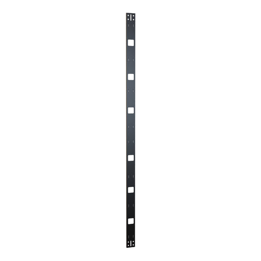 Hammond VCT78 45U Vertical Cable Tray, 16-Gauge Steel, Black, 78.75" H x 3.00" W x 0.50" D.