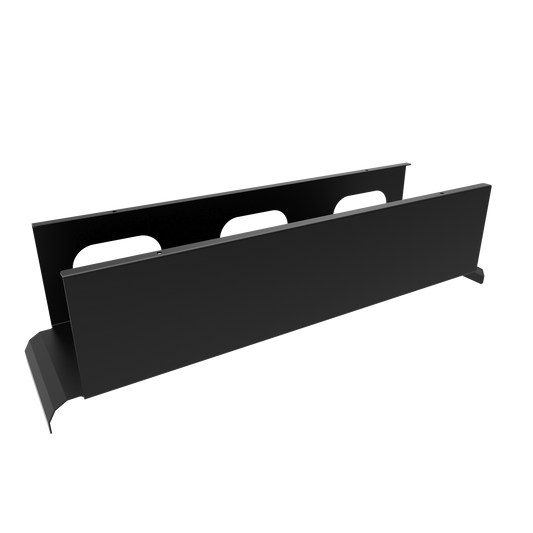 Hammond WCTTM Top-of-Rack Waterfall Cable Entry Manager, 16-Gauge Steel, Black, 5.95" H x 23.02" W x 5.88" D.