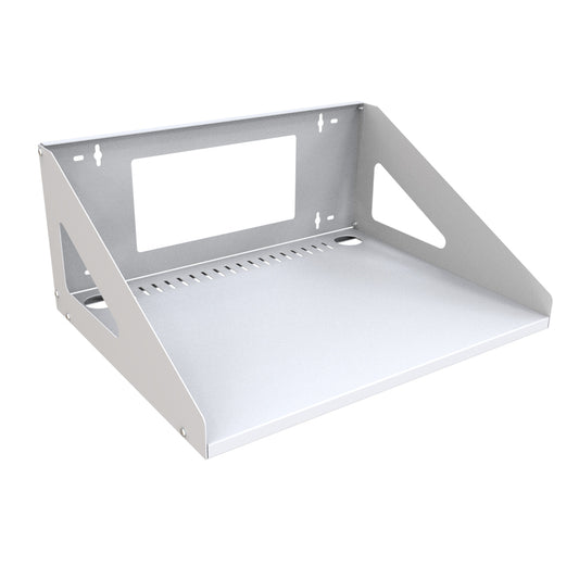 Hammond WMD18LG Wall-Mount Desk/Shelf, 16-Gauge Steel, Light Gray, 100 lb Capacity, 10.09" H x 22.98" W x 18.00" D.