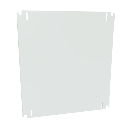 Hammond WRPS12UWH 12U Rack Cabinet Equipment Panel, Steel/RAL9003 White, 16.63" H x 16.19" W x 0.50" D, for HWM/HWC/NWC/NWM Cabinets.