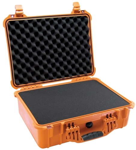 PELICAN CASE ORANGE W/FOAM 1520ORG