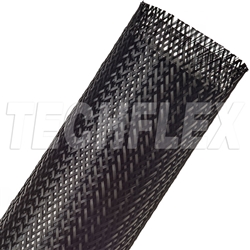  TechFlex F6N0.38BK Flexo F6 General Purpose 3/8-inch Braided  Cable Sleeve, Black - 75 Feet : Electronics